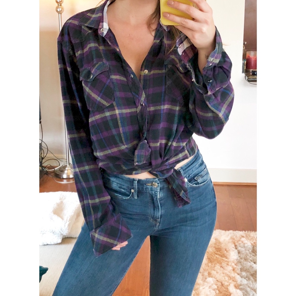 Age Of Wisdom Purple Unisex Flannel